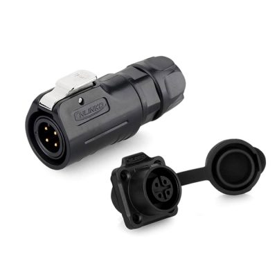 LP-12 Serie: M12 4-Pin Wasserdichte Rundsteckverbinder