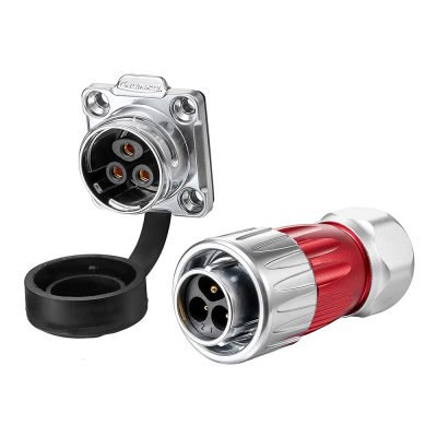DH-20 Serie: M20 3-Pin Metallischer Wasserdichte Rundsteckverbinder