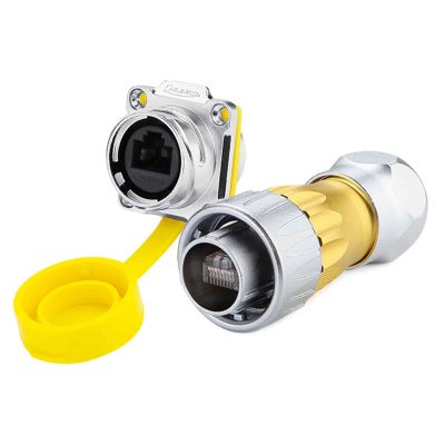 DH-24 Serie: M20 RJ45 Metallischer Wasserdichter Steckverbinder