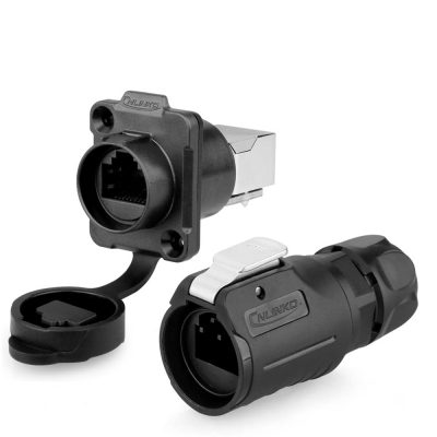 LP-16 Serie: M16 RJ45 LAN CAT5e Wasserdichter Steckverbinder