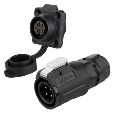 LP-16 Serie: M16 4-Pin Wasserdichte Rundsteckverbinder