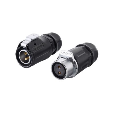 LP-20 Serie: M20 2-Pin Wasserdichte Draht-zu-Draht-Steckverbinder
