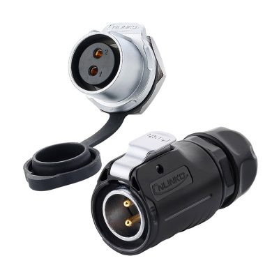 LP-20 Serie: M20 2-Pin Wasserdichte Rundsteckverbinder