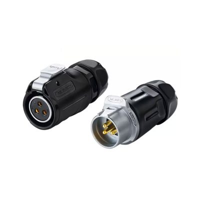LP-20 Serie: M20 3-Pin Wasserdichte Draht-zu-Draht-Steckverbinder