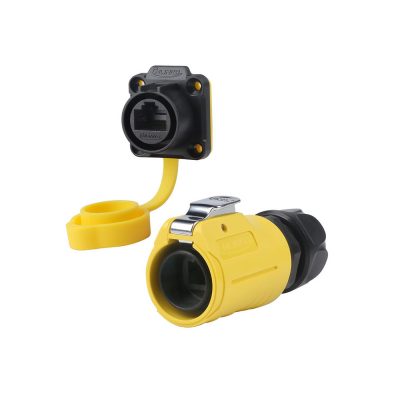 LP-20 Serie: M20 RJ45 LAN CAT5e Wasserdichter Steckverbinder
