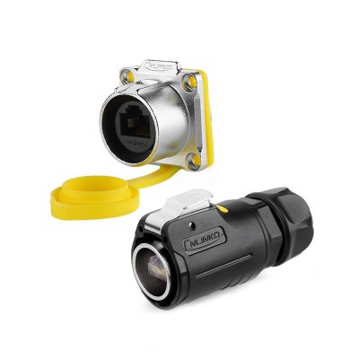 LP-24 Serie: M24 RJ45 LAN CAT5e Wasserdichter Steckverbinder