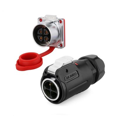 LP-24 Serie: M24 4-Pin Wasserdichte Rundsteckverbinder