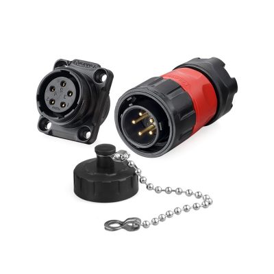 YM-20 Serie: M20 5-Pin Wasserdichte Rundsteckverbinder