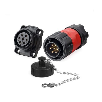 YM-20 Serie: M20 7-Pin Wasserdichte Rundsteckverbinder