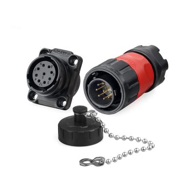 YM-20 Serie: M20 9-Pin Wasserdichte Rundsteckverbinder