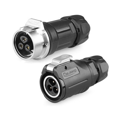 LP-16 Serie: M16 3-Pin Draht-zu-Draht Wasserdichter Steckverbinder