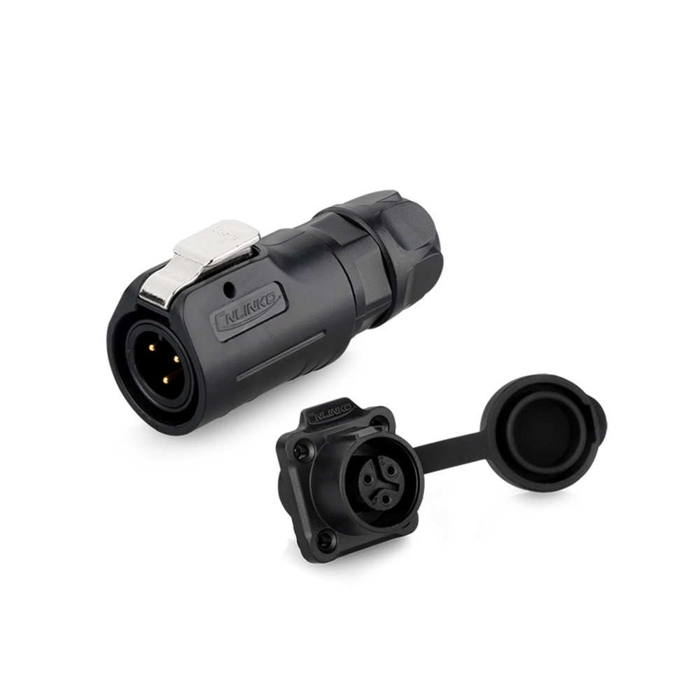 LP-12 Serie: M12 3-Pin Wasserdichte Rundsteckverbinder