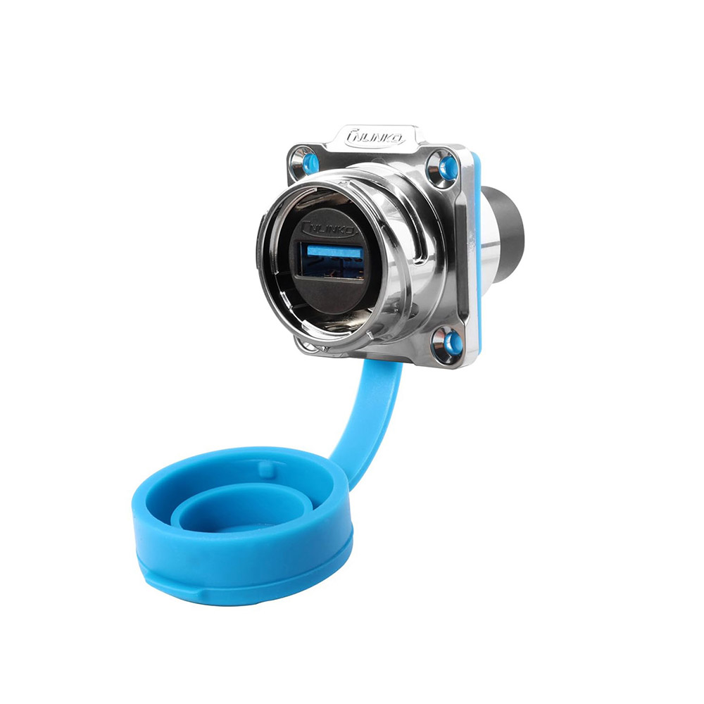 DH-24 Series: M24 USB3.0 Metallischer Wasserdichter Steckdosen