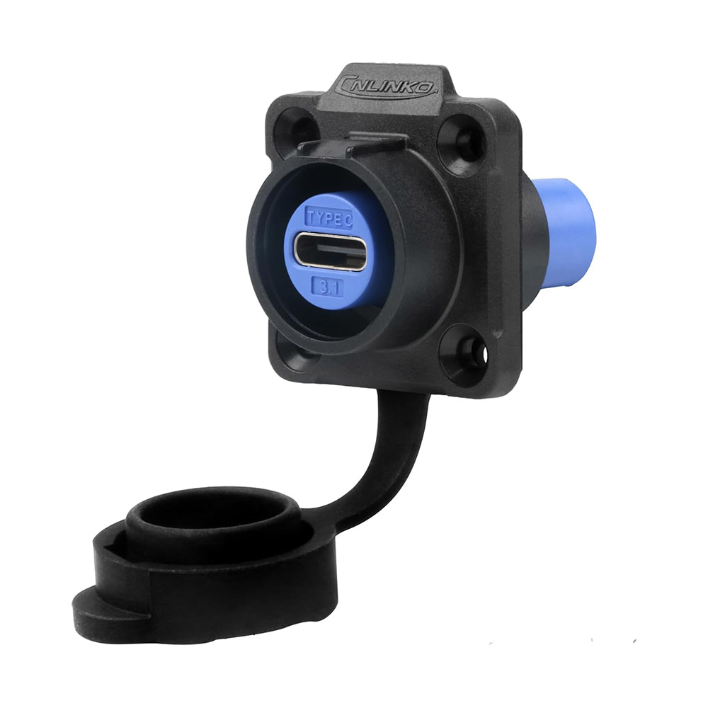 LP-16 Serie: M16 Typ-C USB-C Anschluss Wasserdichter Steckverbinder
