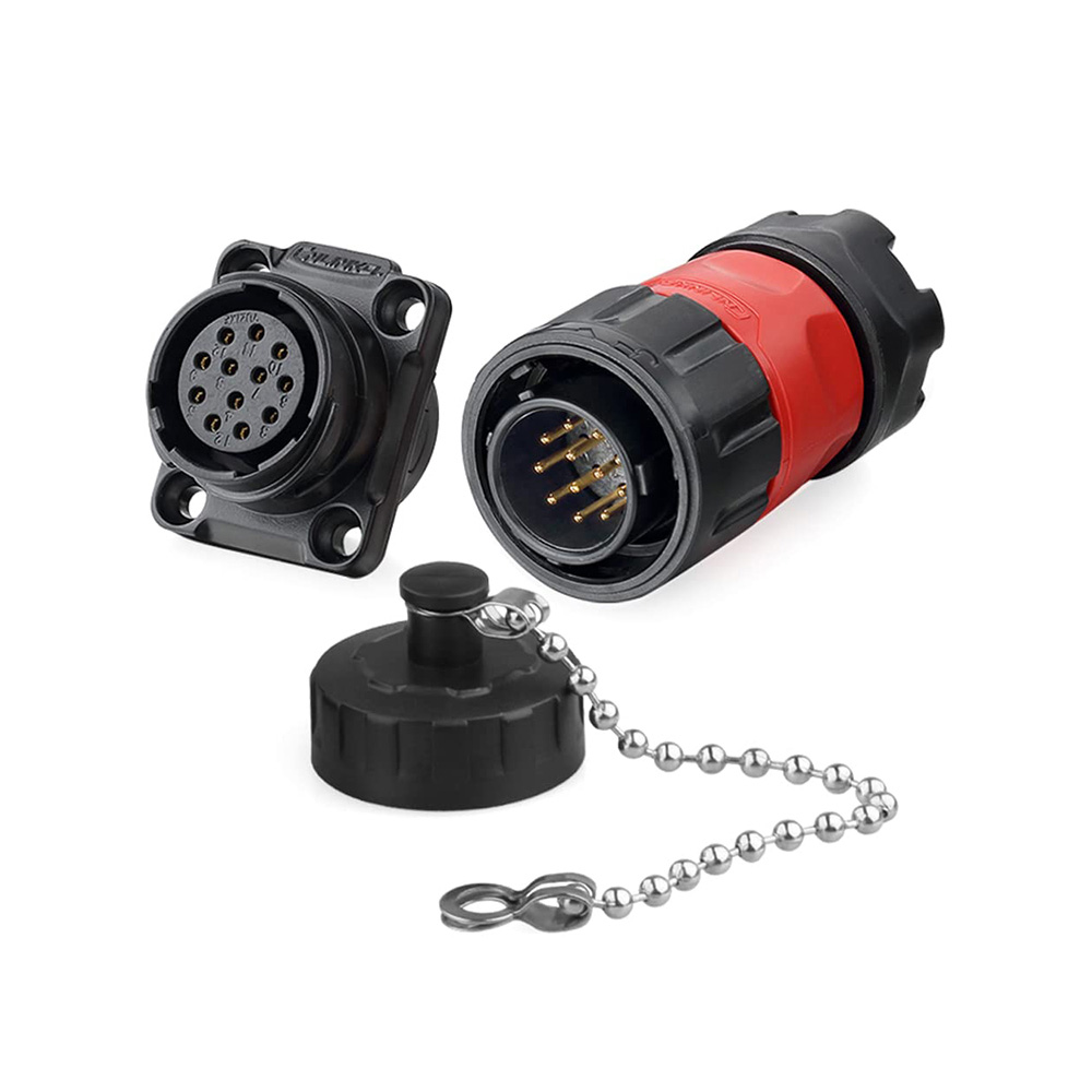 YM-20 Serie: M20 12-Pin Wasserdichte Rundsteckverbinder